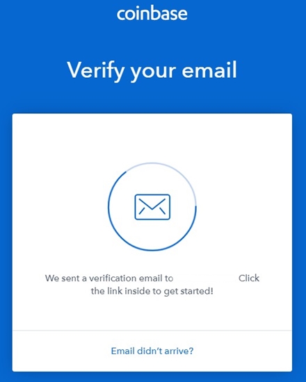 coinbase mail verification
