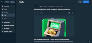 Stake.com Talletukset ja Kotiutukset