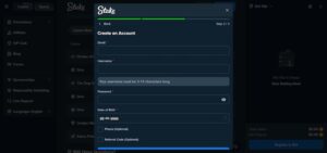 Stake.com Rekisteröinti ja Jäsenyys