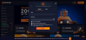 Bitsler signup