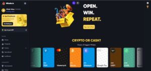 Whale.io Talletukset ja Kotiutukset