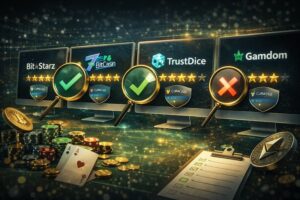 Neljä vakavasti otettavaa kryptokasinoa korkeilla Trustpilot-arvosanoilla