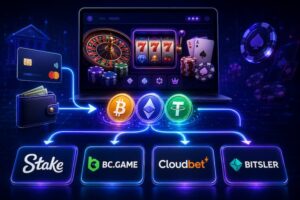 Suositut kryptokasinot, joilla on samankaltaisia Buy Crypto -virtoja