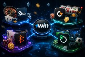 1win-kryptokasinon vaihtoehdot: neljä palvelua