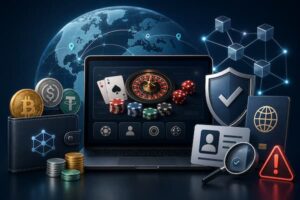 Ulkomaiset kasinot kryptolla: lisenssit, maksut, KYC ja riskit